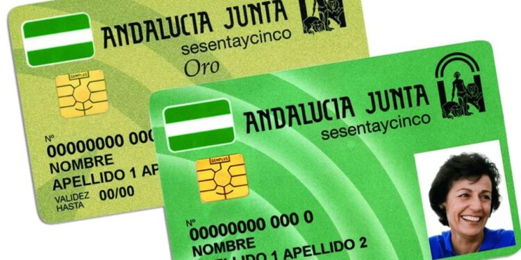 Tarjeta Andalucía Junta 65