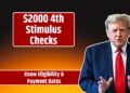 $2000 4th Stimulus Checks